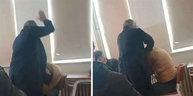 Derste öğrencisini darp eden öğretmene inceleme