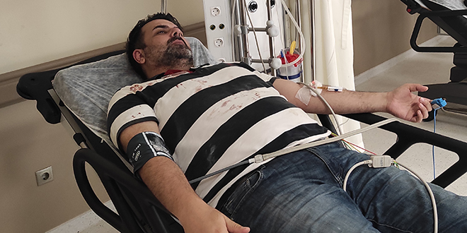 Bykada'da saldrya urayan gazeteci Serkan Gngr yaraland