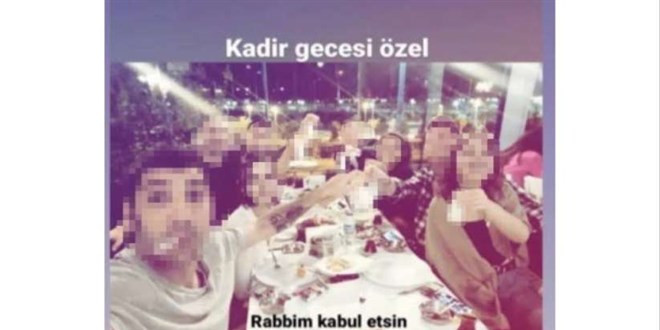 Kadir Gecesi sosyal medyada paylaşılan fotoğrafa iddianame düzenlendi