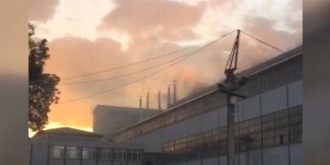Ankara'da şeker fabrikasında çıkan yangın söndürüldü