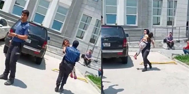 8 yaşındaki kızı babasının yanındayken haczettiler! Gözyaşları yürek yaktı