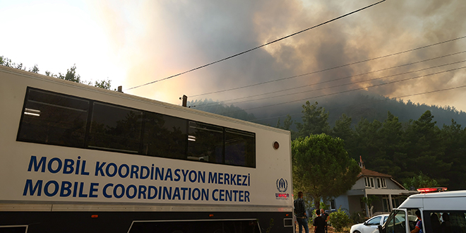 Marmaris'teki orman yangınıyla ilgili suç içerikli paylaşımlara işlem