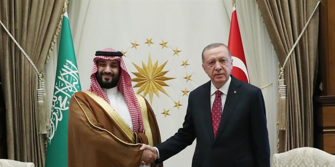 Erdoan-Selman grmesi Suudi Arabistan basnnda geni yer buldu