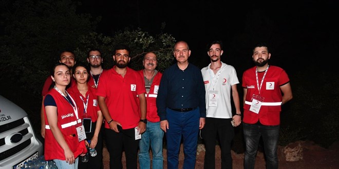 İçişleri Bakanı Soylu'dan Marmaris'teki orman yangınına ilişkin paylaşım