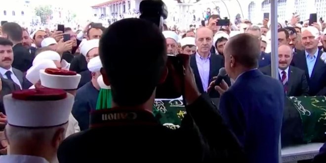Cumhurbaşkanı Erdoğan Ustaosmanoğlu'nun cenaze namazına katıldı
