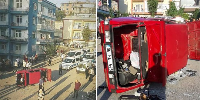 Tartıştıkları sürücünün otomobilini devirdiler: 4 gözaltı