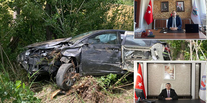 Kazada yaralanan 2 kaymakam taburcu oldu