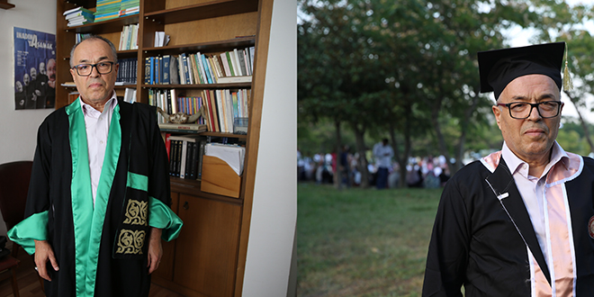 Ziraat profesörü, üçüncü üniversiteden 66 yaşında diplomasını aldı