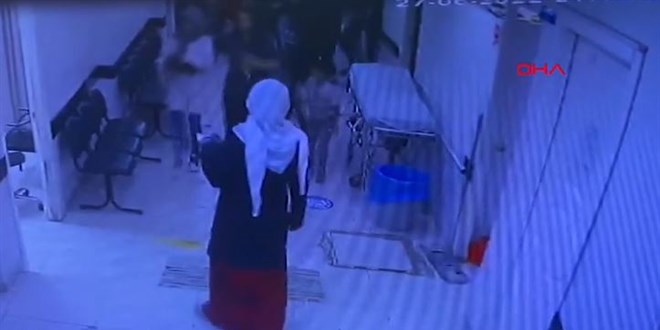 Şanlıurfa'da doktora saldırı kamerada
