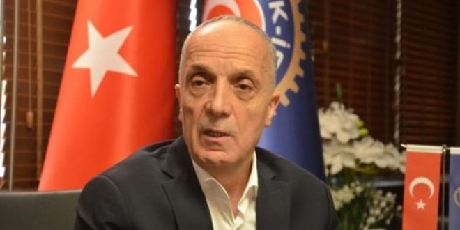TÜRK-İŞ Başkanı, asgari ücrete enflasyon oranında artış istedi