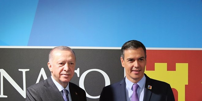 Cumhurbaşkanı Erdoğan'ın, İspanya Başbakanı Sanchez ile görüşmesi başladı