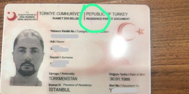 Sahte evrak şebekesi 'Republic' yerine 'Pepublic' yazınca yakalandı