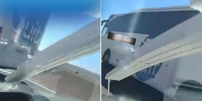 Sosyal medyadan canlı yayın yaparken otobüse çarptığı aracı devrildi