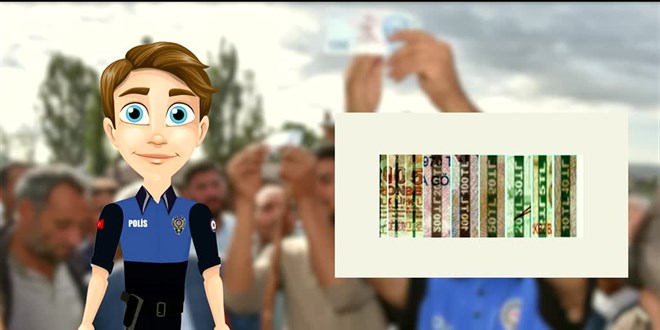 Emniyetten videolu uyarı: Sahte para böyle anlaşılır