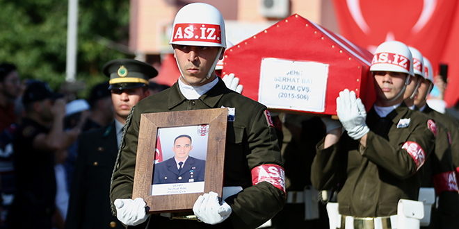 Şehit Piyade Uzman Çavuş Serhat Bal, son yolculuğuna uğurlandı