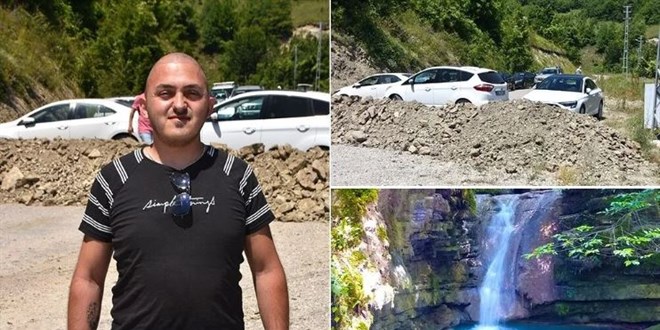'Arazi bizim' dedi, yolu kapattı: Turistik şelale ziyarete kapatıldı