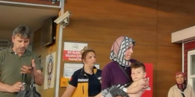 Çamaşır suyu içen 1,5 yaşındaki Yiğithan, hastanelik oldu