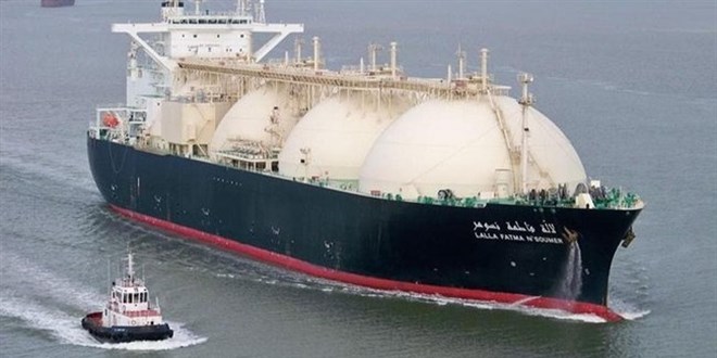 Cezayir'den yola kan LNG gemisi 15 Temmuz'da Trkiye'ye ulaacak
