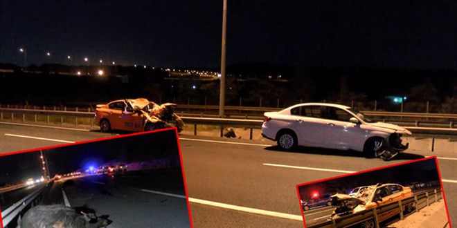 Başıboş 2 manda kazaya neden oldu: 1 ölü, 2 yaralı