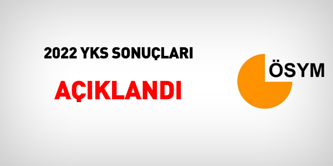 2022 YKS sınav sonuçları açıklandı
