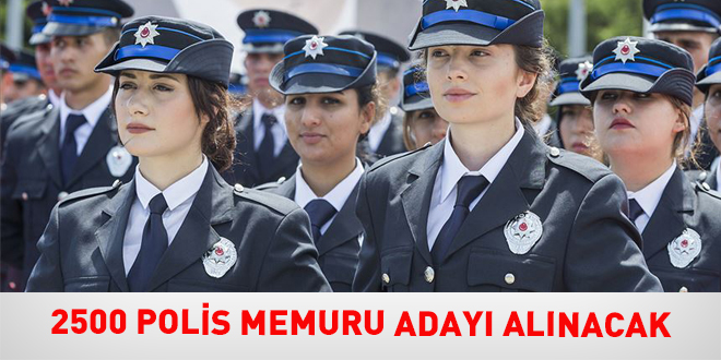 2 bin 500 polis memuru adayı alınacak