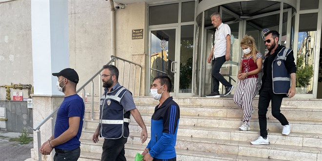 Kayseri'de 7'si firari hkml 14 kii yakaland