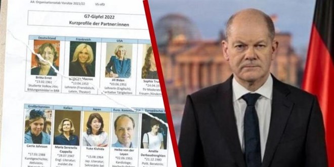 Almanya Babakan Scholz'un einin pe att gizli belgeleri komular buldu