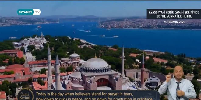 Diyanet İşleri Başkanı Erbaş'tan Ayasofya paylaşımı