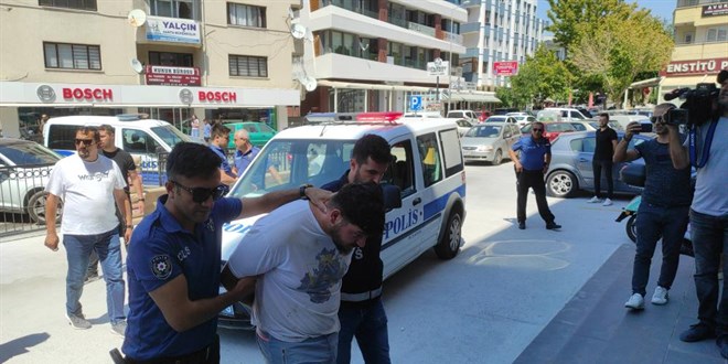 Bekçiye yumrukla saldıran şahıs tutuklandı