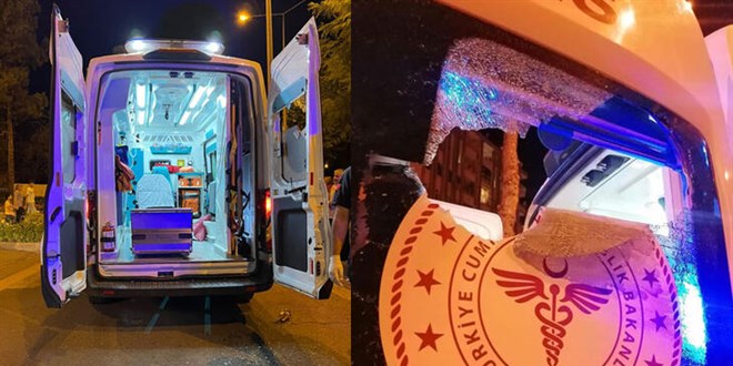 60'ıncı kez ambulansa saldırdı, ruh sağlığı hastanesine sevk edildi