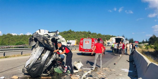 Hap��r�k tutmas� kazaya neden oldu: 4 yaral�