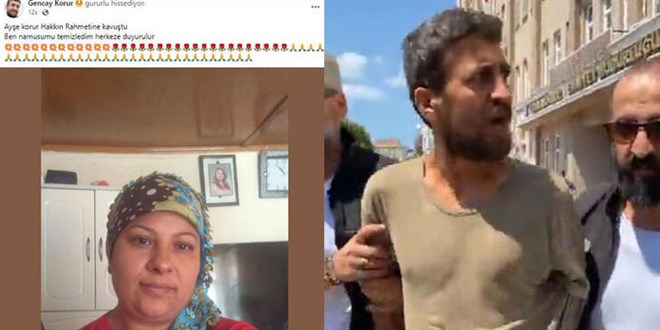 Eşini öldürüp, 'gururlu hissediyor' paylaşımı yapan şüpheli yakalandı