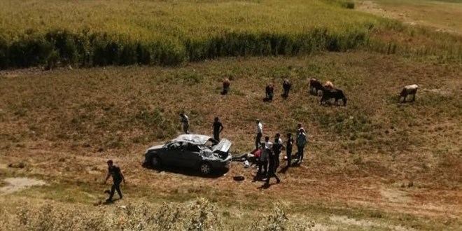 Van'da kontrolden çıkan araç takla attı: 1 ölü, 4 yaralı