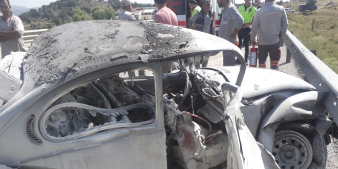 Afyonkarahisar'da trafik kazası: 1 ölü, 4 yaralı