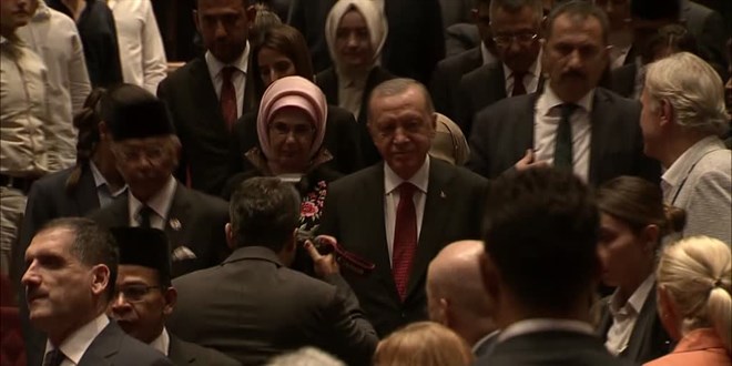 Cumhurbaşkanlığı Külliyesi'nde Devlet Nişanı Tevcih Töreni