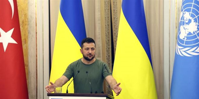 Zelenskiy: Türkiye ve Erdoğan tahıl sevkiyatında öncü rol oynadı