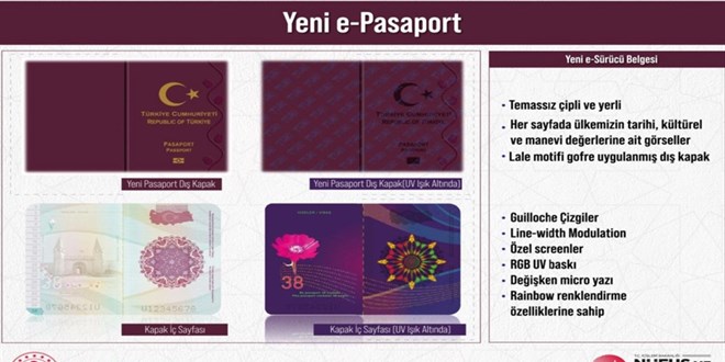 Yerli ve milli pasaportun üretimi 25 Ağustos'ta başlıyor
