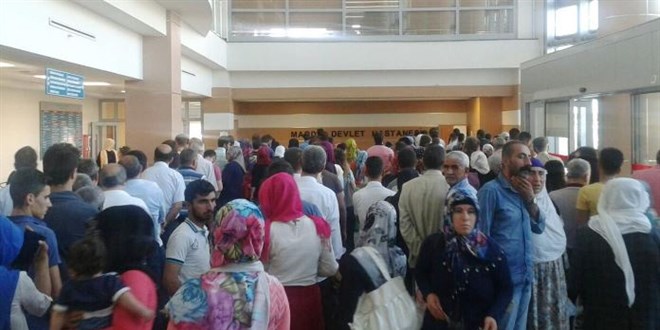 Mardin'de 'hastanede kuyruk' haberlerine ilişkin açıklama