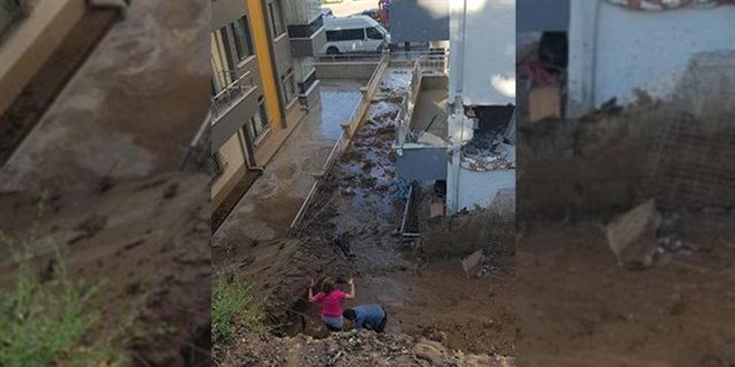 Ankara'da boru patladı: Evleri su bastı, 2 kişi yaralandı