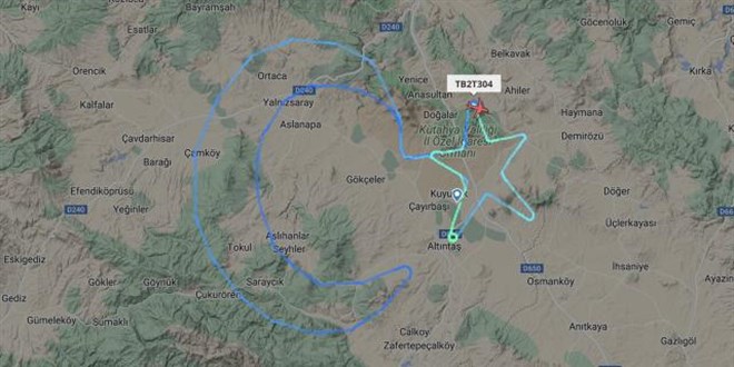 Bayraktar TB2 g�ky�z�ne ay y�ld�z �izdi