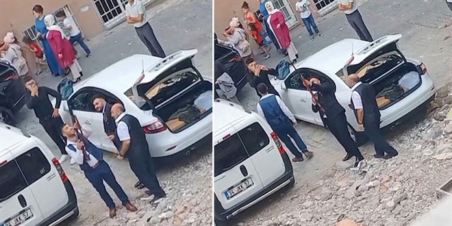Gelin almaya geldiler çocukların önünde tüfekle havaya ateş ettiler