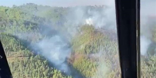 Alanya'da çıkan orman yangını kontrol altına alındı