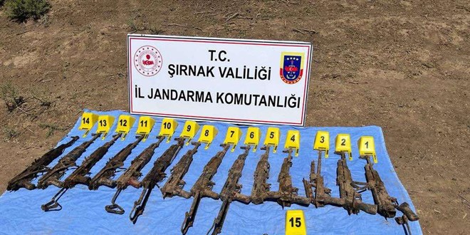 Eren Abluka-17 Operasyonu bölgesinde silah ve mühimmat ele geçirildi