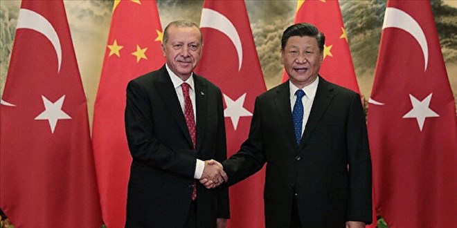 Erdoğan Çin Devlet Başkanı Şi ile bir araya geldi