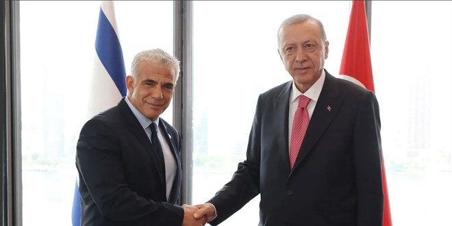 Erdoğan İsrail Başbakanı Lapid'i kabul etti