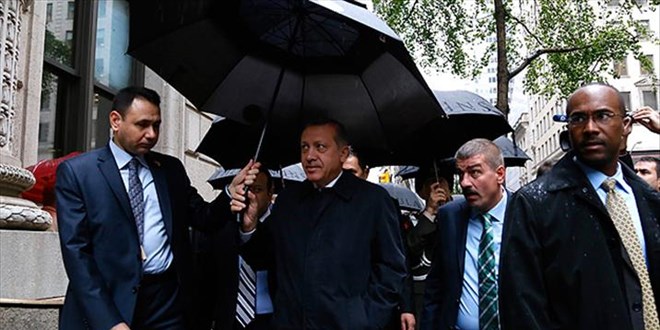 Cumhurbaşkanı Erdoğan, ABD'nin önde gelen iş insanlarıyla bir araya geldi