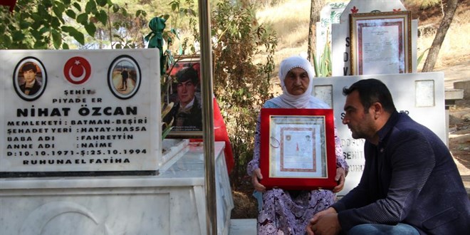 FETÖ'cü hakimlerin engel olduğu 'şehitlik belgesi', 28 yıl sonra aileye ulaştı