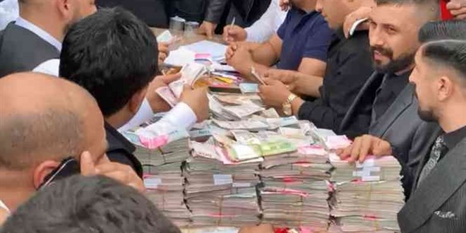 Banka değil, aşiret düğünü!