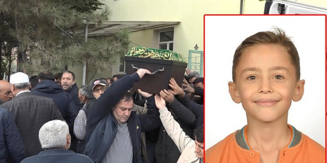 Ehliyetsiz sürücünün çarptığı Miraç, son yolculuğuna uğurlandı