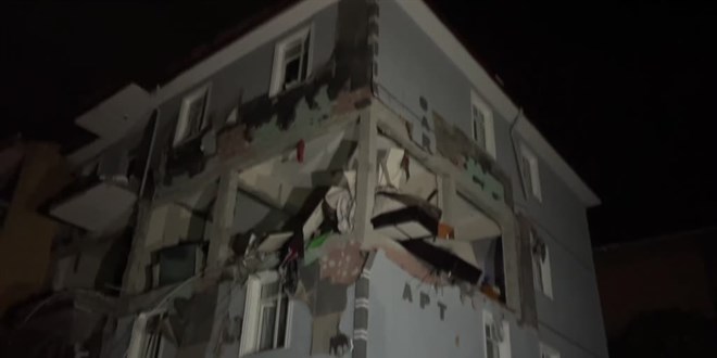 Karabük'te doğal gaz kaynaklı patlamada 4 kişi yaralandı